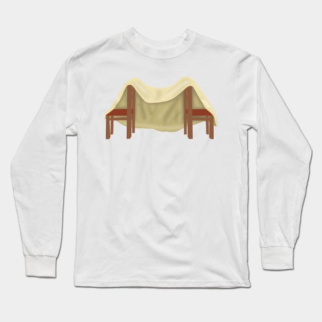 Blanket fort Long Sleeve T-Shirt by Becky-Marie